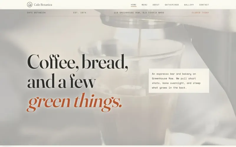 Cafe Botanica