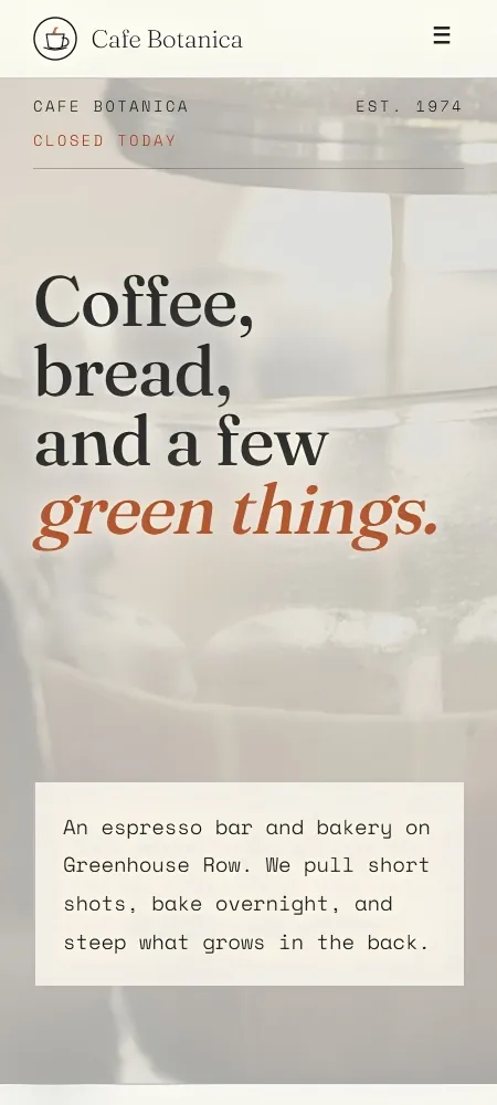 Cafe Botanica