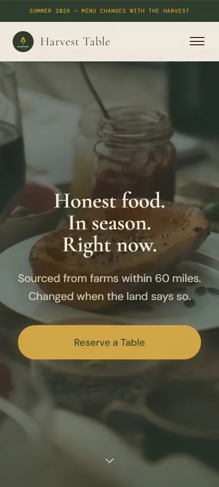 Harvest Table